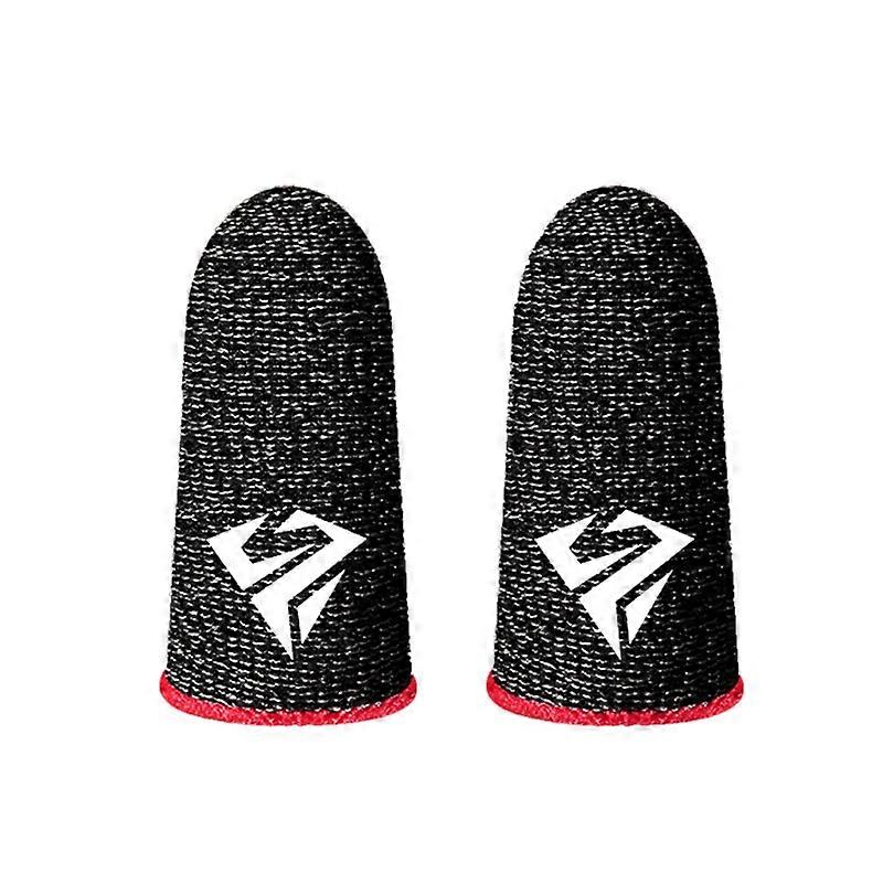 Breathable Gaming Finger Sleeves Game Gloves Anti-Sweat Thumb Finger Cots Fingertip Cover for Mobile Games PUBG/COD/LOL