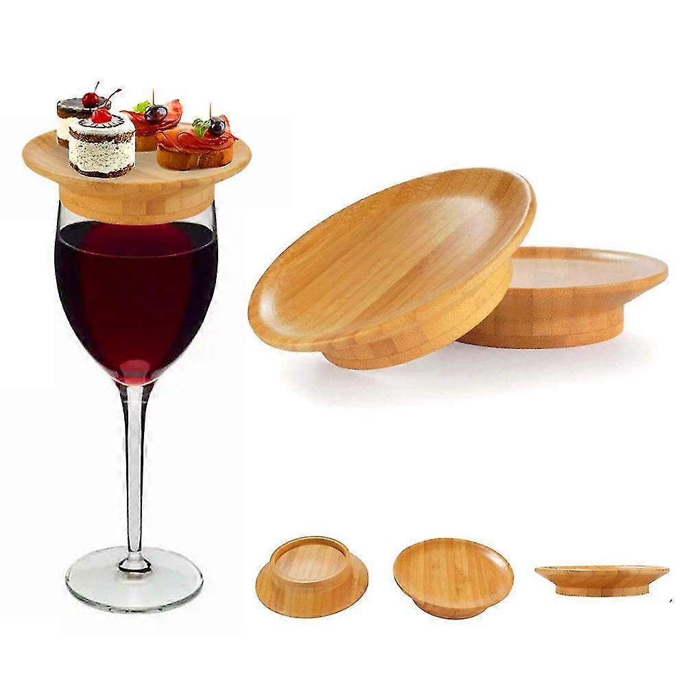Wine Glass Charcuterie Topper Prevent Splashing, for Appetizer Plates & Desserts