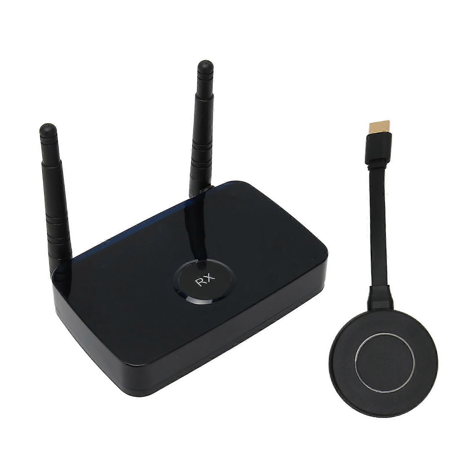 HD Multimedia Interface Transmitter Receiver Plug and Play Wireless AV Extender Kit for Laptop PC TV Projector 100240V US Plug