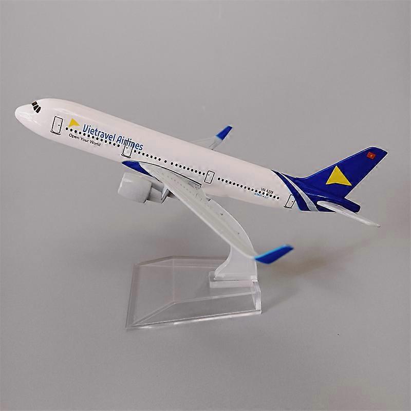 NEW 16cm Alloy Metal Vietnam Air Vietravel Airlines Airbus 321 A321 Airways Diecast Airplane Model Plane Model Aircraft Gifts
