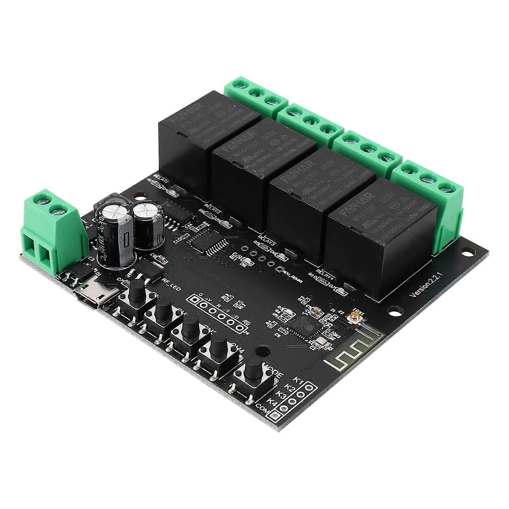 4CH Tuya Switch WiFi Switch Module Wireless Relay Smart Life APP Remote Control Smart Timer for Swi