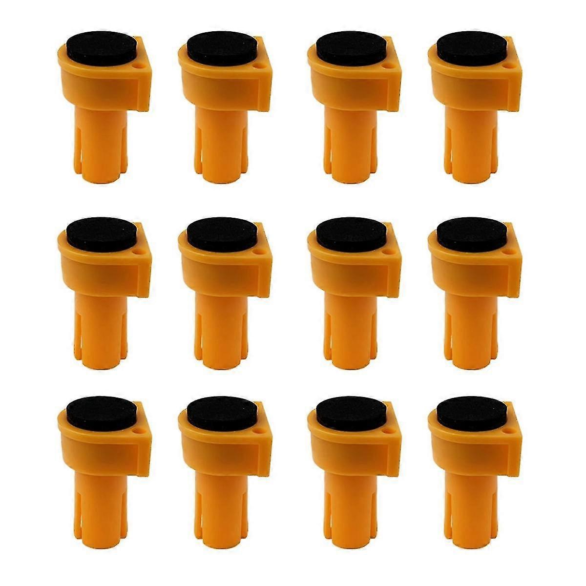 12pcs Workbench Peg Brake Stops Bench Clamp 20mm Dog Woodworking Table Limit Block Workbench Worksh