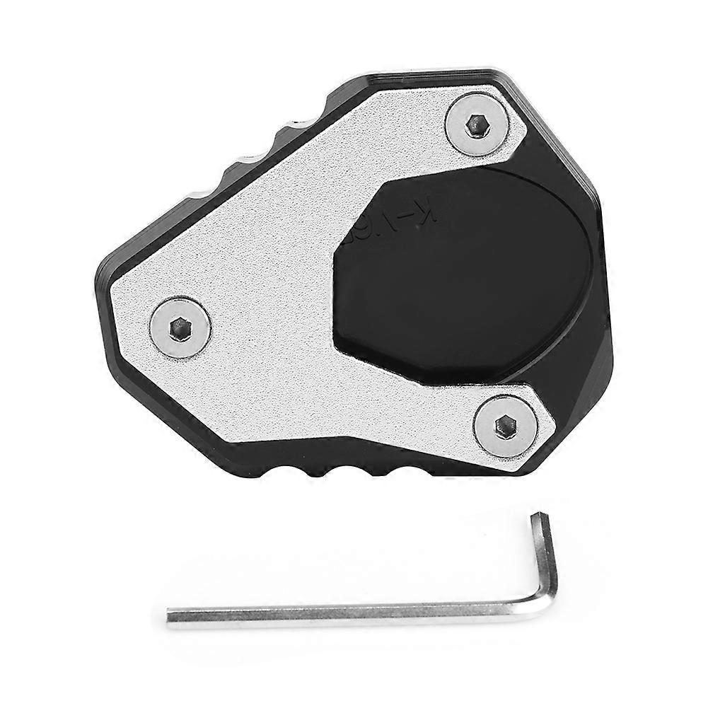 Motorcycle CNC Kickstand Side Stand Enlarger Extension Pad for Kawasaki Versys/KLE 650 15-18 YEMAA
