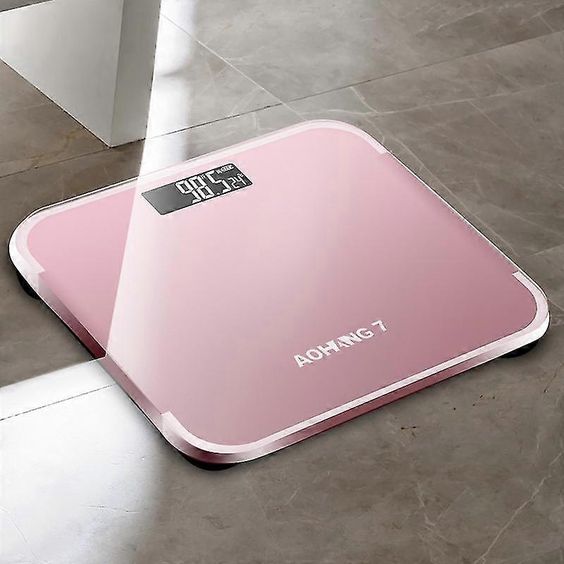Bathroom Scale Digital Weighing Scale With High Precision Sensors And Tempered Glass, Ultra Slim, Step-on Sensor, 180kg Capacity -Sy