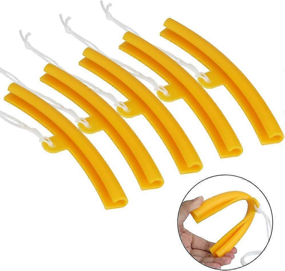 5 قطع حافة حامي مع ثقوب وحبال ، 20cm حافة حامي حافة عجلة أداة حماية حافة