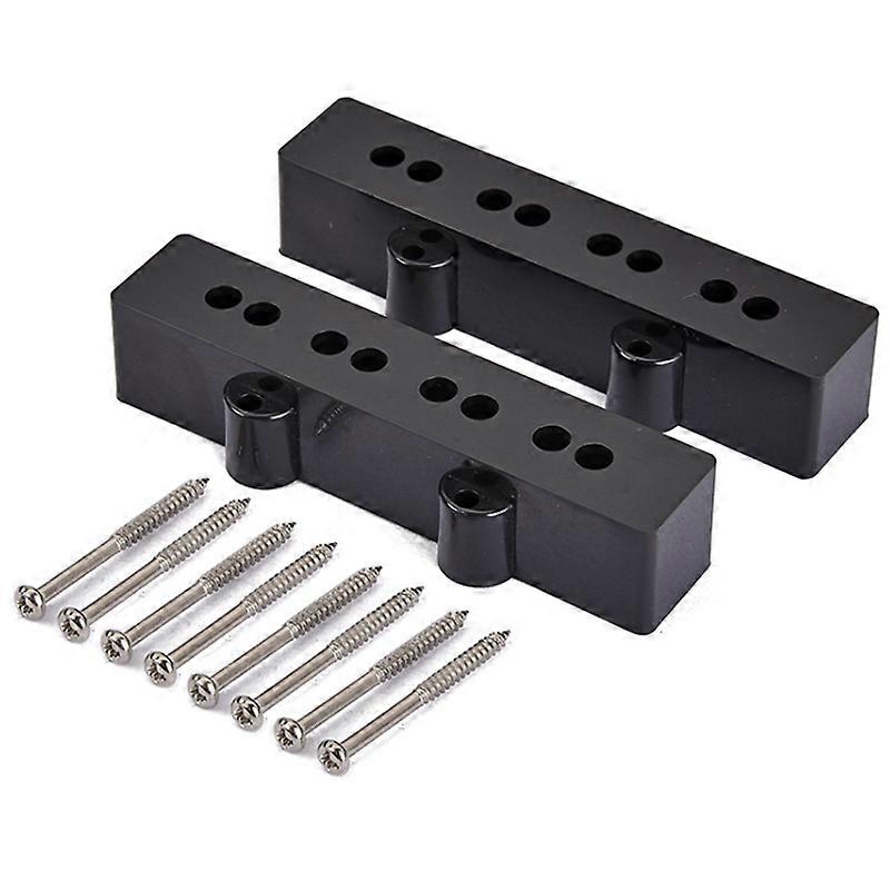 2Pcs Electric Bass Pickup Cover Four-String Bass Open Pickup Pickup Shell Bass Pickup