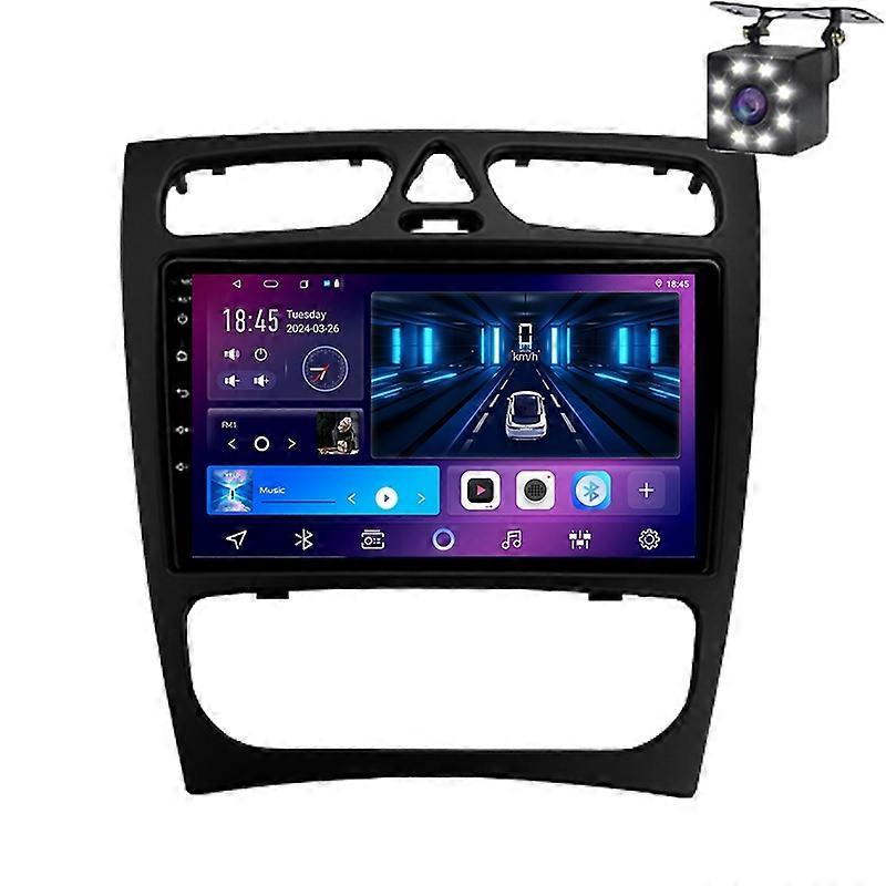 For Mercedes Benz C Class S203 CL203 2000-2004 Car Radio Multimedia Video Player WIFI Navigation GPS