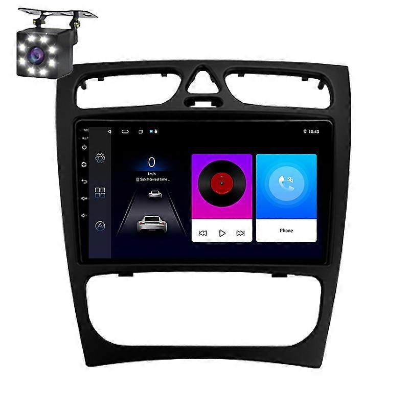 Car Radio Android 14 For Mercedes Benz C Class S203 CL203 2000-2004 Auto Multimedia Player Stereo
