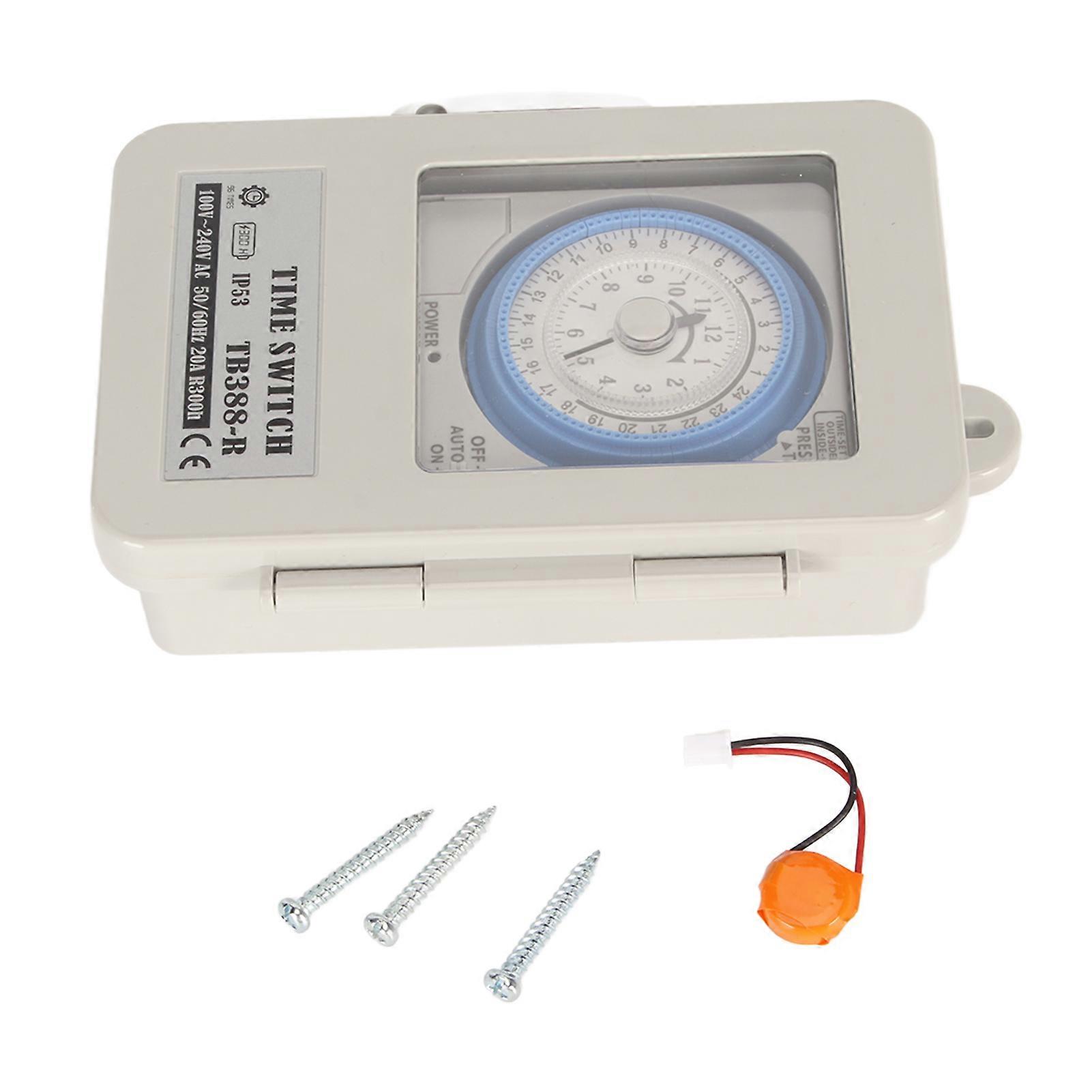 Mechanical Time Switch Multi Function Timer Control Switch for Home Kitchen 100240V AC