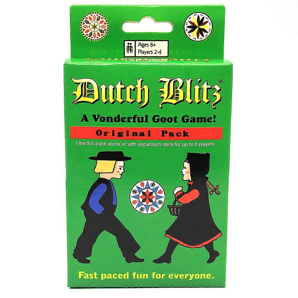 Dutch Blitz The Original Fast Paced Card Game Contains 160 Card Quick And Easy To Learn Great Family Game Fun For Everyone For 2