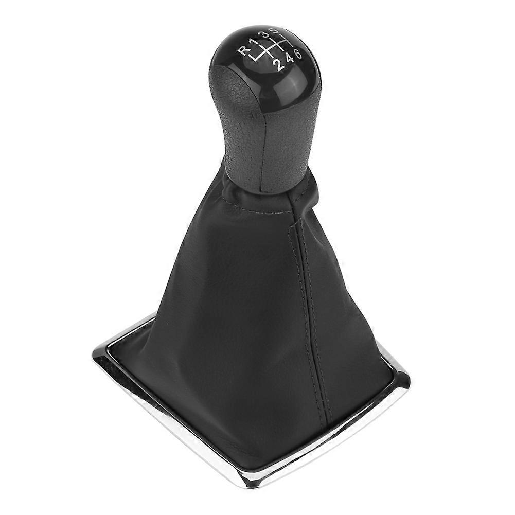 6 Speed Gear Stick Shift Knob   Gaiter Boot Cover for Ford Focus MK2 2004-2008