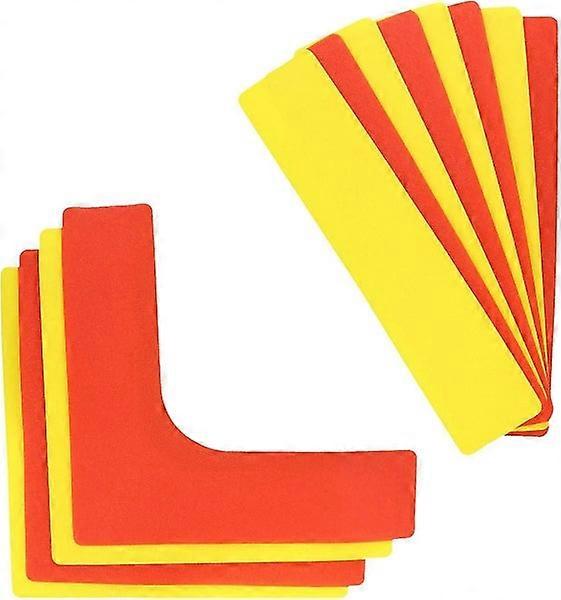 12 قطعة من علامات حدود خط ملعب التنس ، علامات بقعة ملعب Pickleball للأطفال