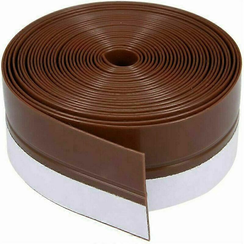 5M Door Window Sealing Strip Silicone Cuttable Weatherproofing Soundproof for Doors Window Shower Glass Slit New
