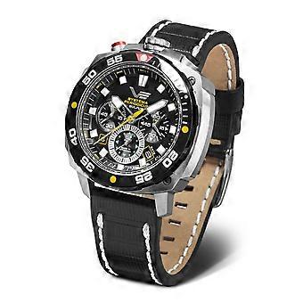 Systema periodicum Men's watch Analog Japanese Quartz with Cowhide bracelet VK67-650E725