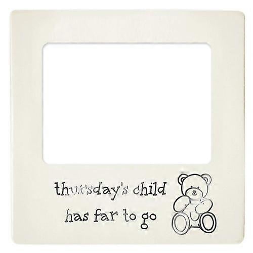 THURSDAY Dakota Baby Days of the Week Photo Frame High Quality and Stylish Frame
