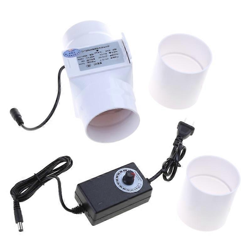 High Efficiency Inline Fan Mixed Flow Ventilation System Adjustable Speed
