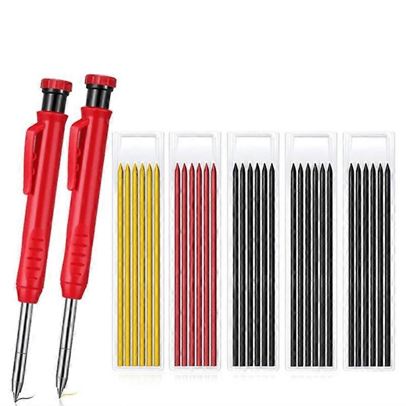 Metal Alloy Solid Carpenter Pencil Set for Carpenter Tools Marking Tools
