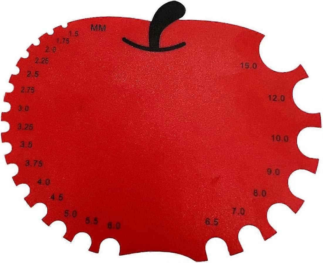 Crochet Hook Ruler Sizer Knitting Heavy Duty Crochet Tools Knitting Gauge Knitting Gauge Measure Tool