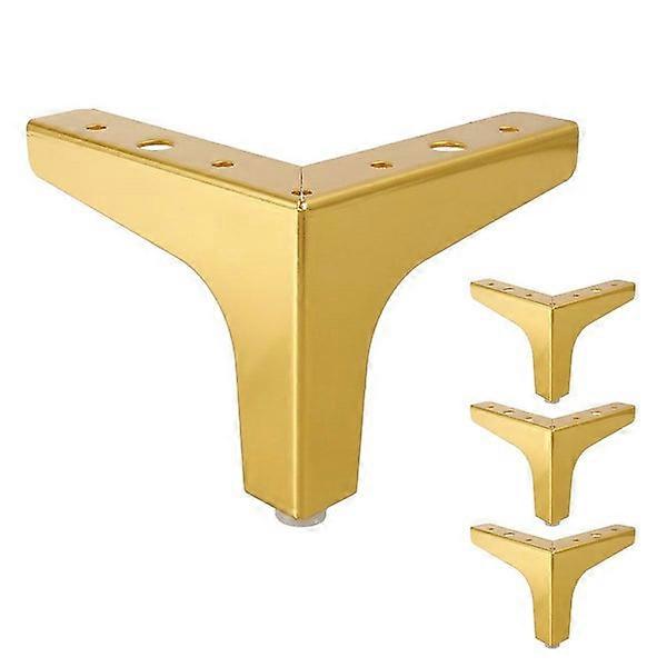 Golden Cabinet Knobs With Screw,10 Pack 1-1/10 Inch Metal Drawer Knobs