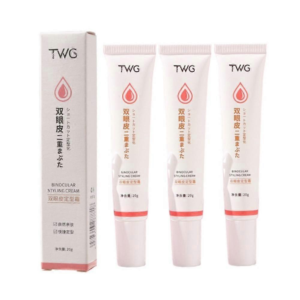 3PCS Double Eyelid Styling Cream, Double Eyelid Shaping Cream Invisible Eyelid Cream 2024 New