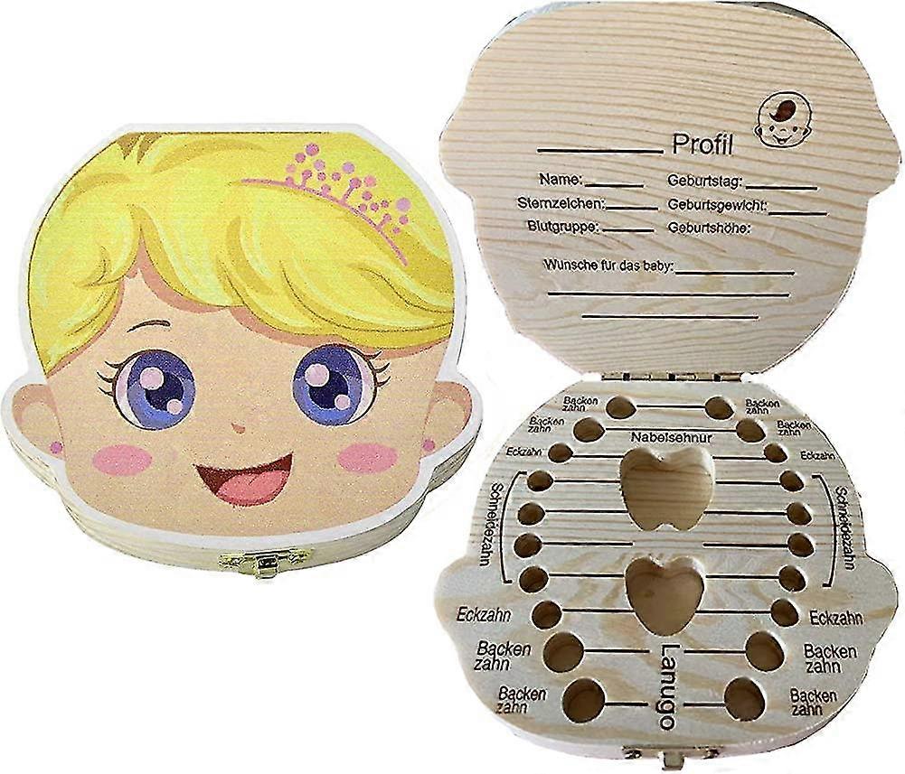 Boîte à dents de lait Garçon, Boîte à dents de bébé Heilwiy en bois, Boîte à dents de bébé Heilwiy Garçon, Cadeau Heilwiy Boy