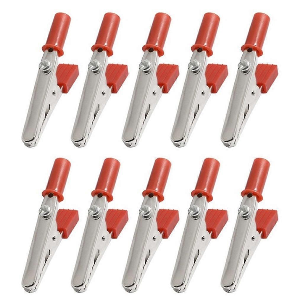Electrical Test Clamps Metal Alligator Clips Connect Socket to Battery 55mm