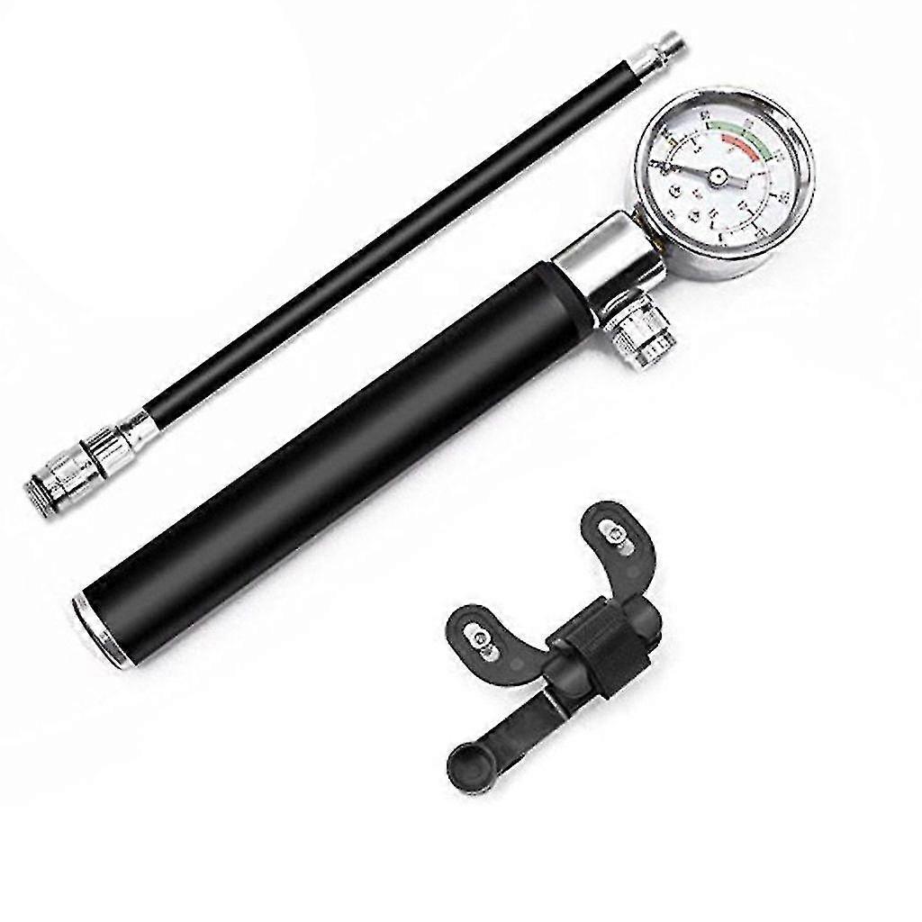 Fietspomp Mini Draagbare Fiets Voetpomp Met Manometer Fiets Luchtpomp