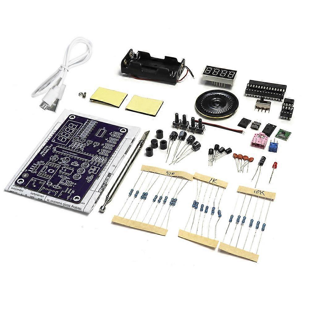 Radio Assembly Kit Frequency Modulation Circuit Board Microcontroller DIY Electronic Production Soldering Practice Bulk Parts