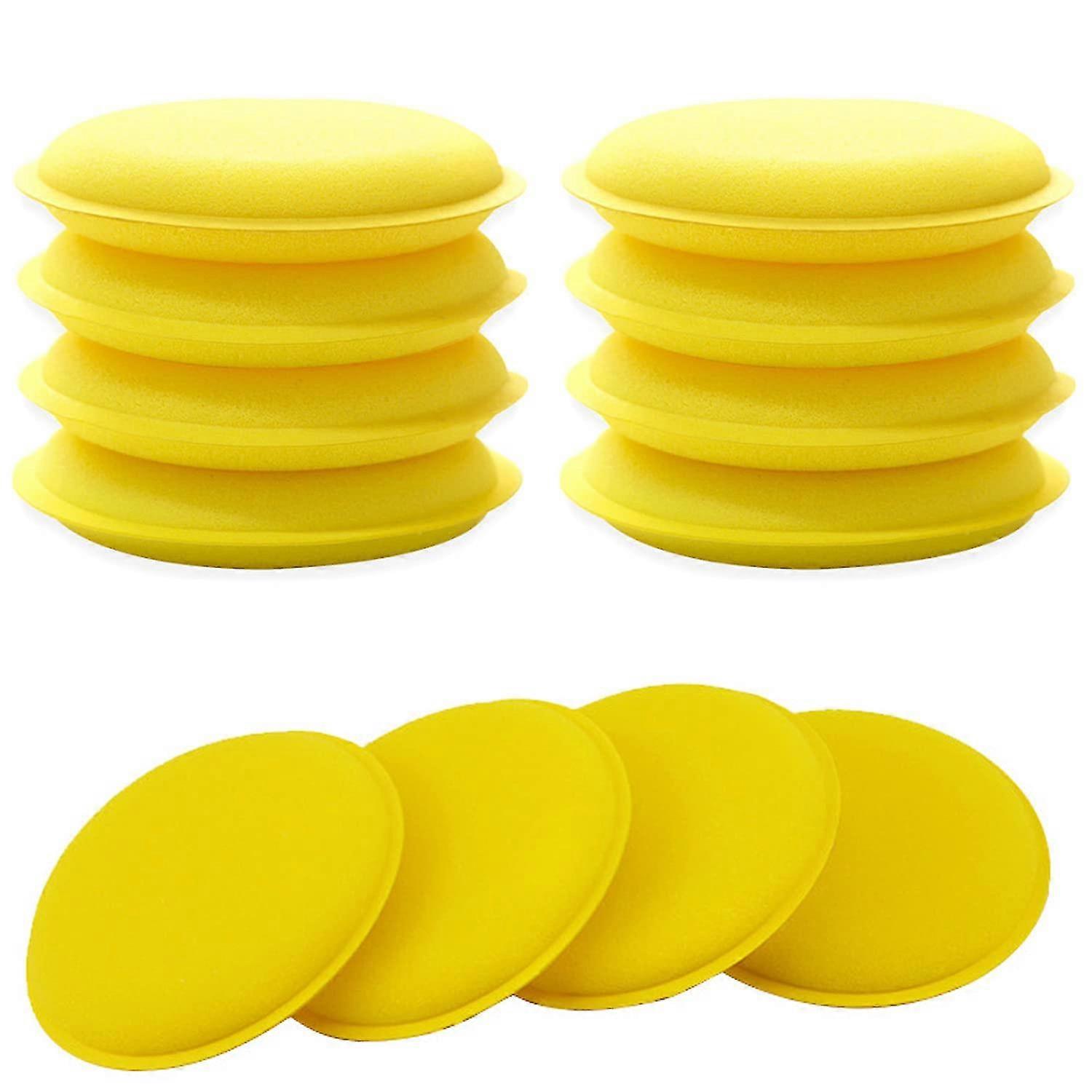 12pcs Car Polishing Pads Polish Soft Foam Applicator Pads Practical Car Polishing Sponge Wax Applicator Sponge