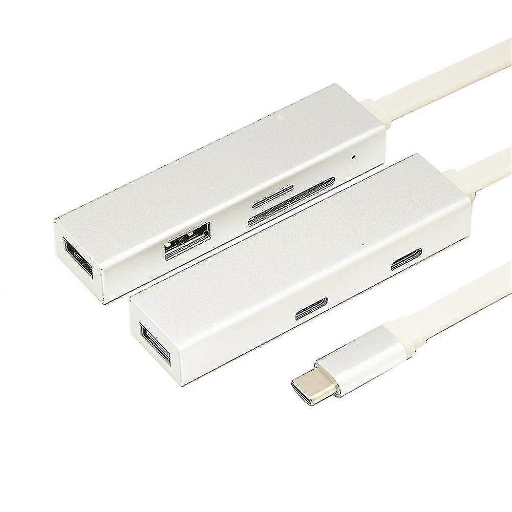 Type-c Six-in-one Usb-c To 3.0 Hub Sd/tf Multi-function Card Reader (2pcs)