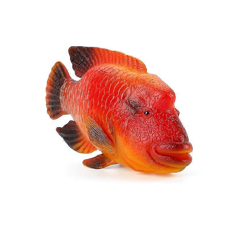 Ensemble tropical gigantesque de jeu de figure de poisson en caoutchouc