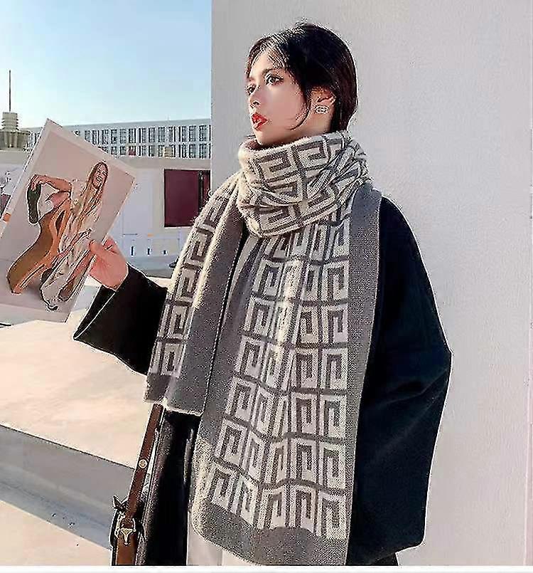 Cachemire femme automne hiver écharpe couverture enveloppette châle volé chaud doux