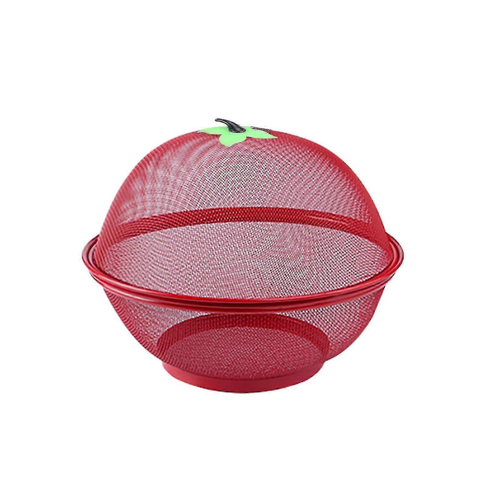 Apple Shape Mesh Fresh F^uits Storage Basket -keep