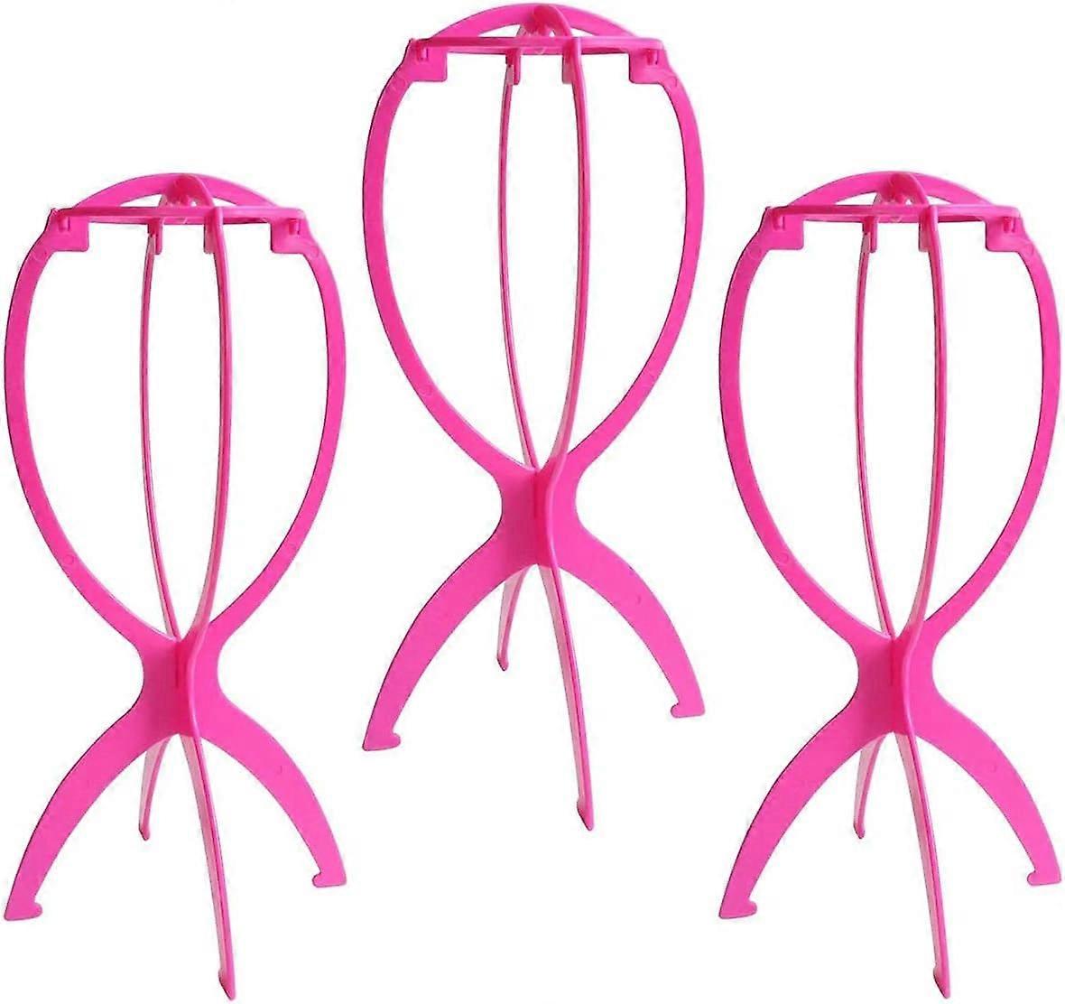 Wig Stand, Wig Head Stand for Multiple Wigs, 3 Pack