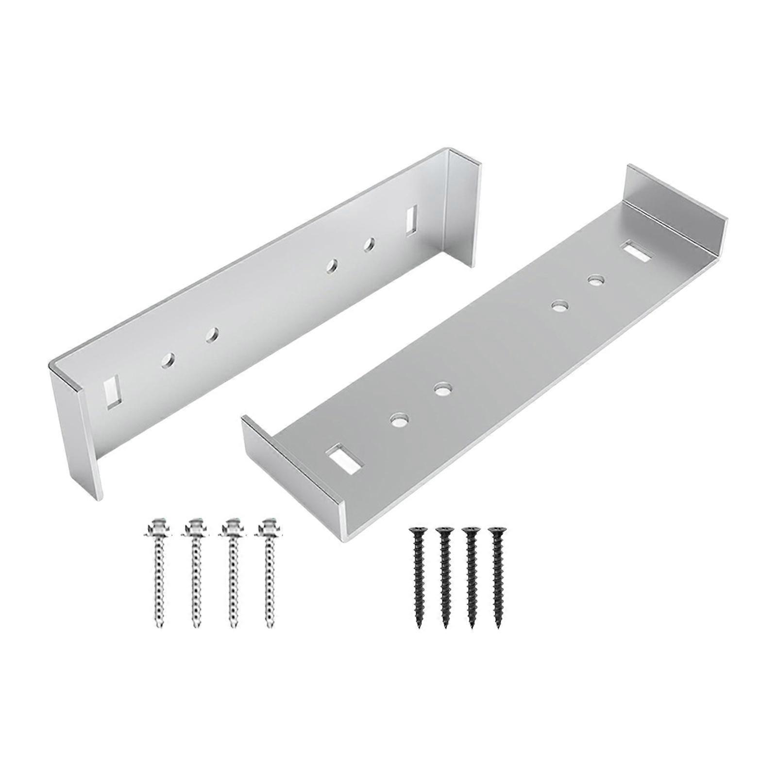 2Pcs Mailbox Mounting Brackets Metal Heavy Duty Mailbox Installation Bracket