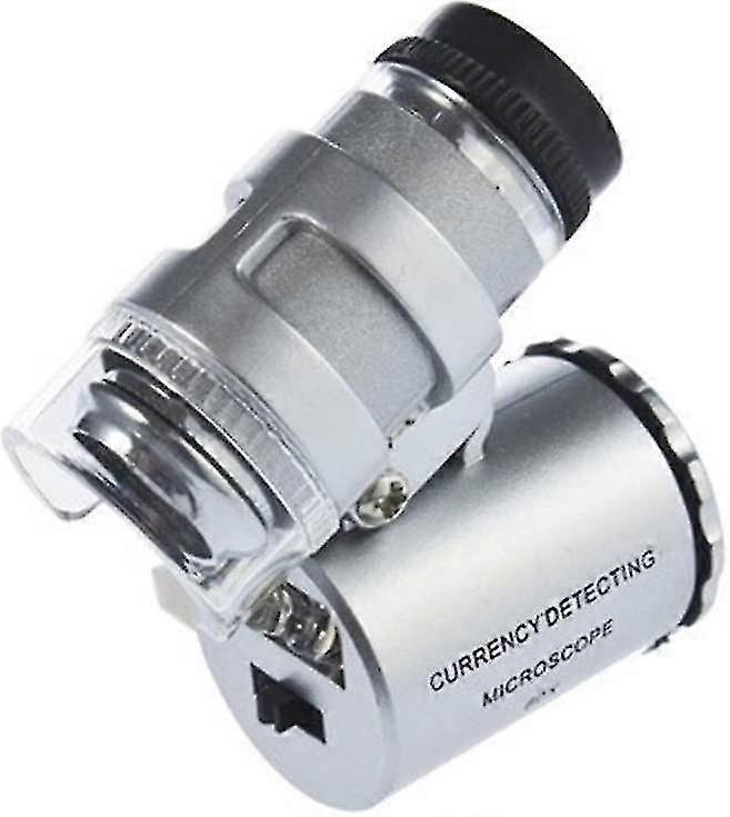 Mini 60x Bijoux Loupe Loupe Éclairé Microscope hy