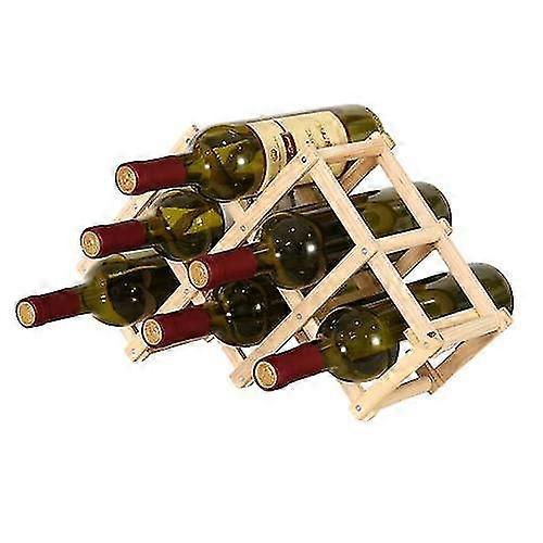 Holz Weinregal Ständer Halter Display Regal Stapelbare Weinkeller Regale