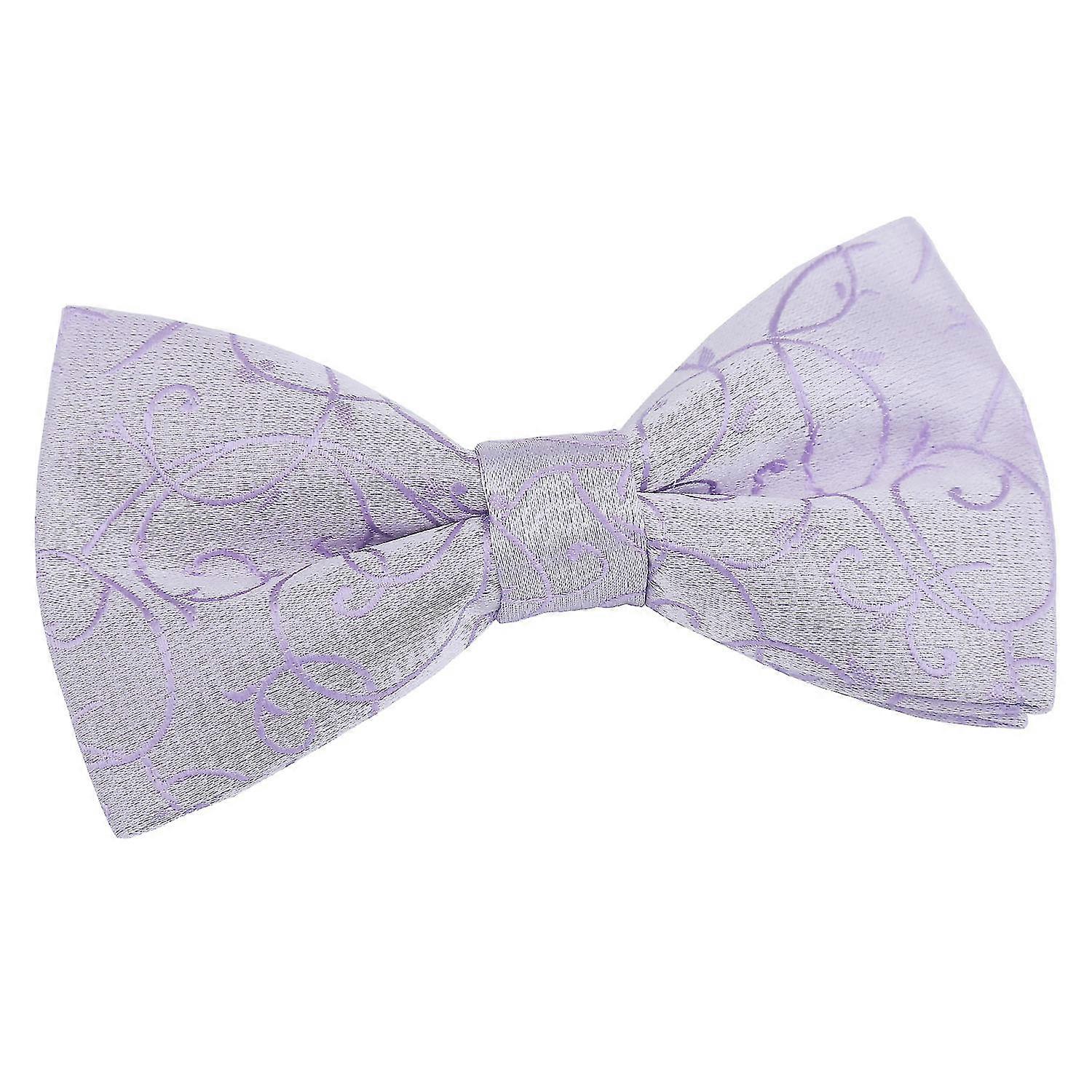 Lilac Swirl Pre-Tied Bow Tie