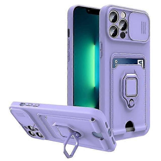 iPhone13 Pro Max Case  with Stand  Case Camera Cover and Kickstand Military Grade Shockproof Heavy Duty Protective with Magnetic Car Mount Holder Case