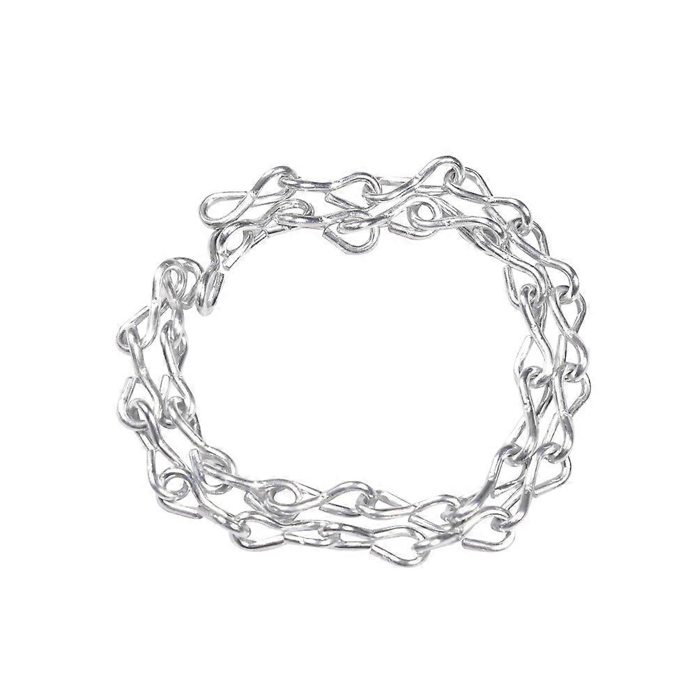 سلاسل كيس لكمة ودوارة (1 قطعة ، فضية)