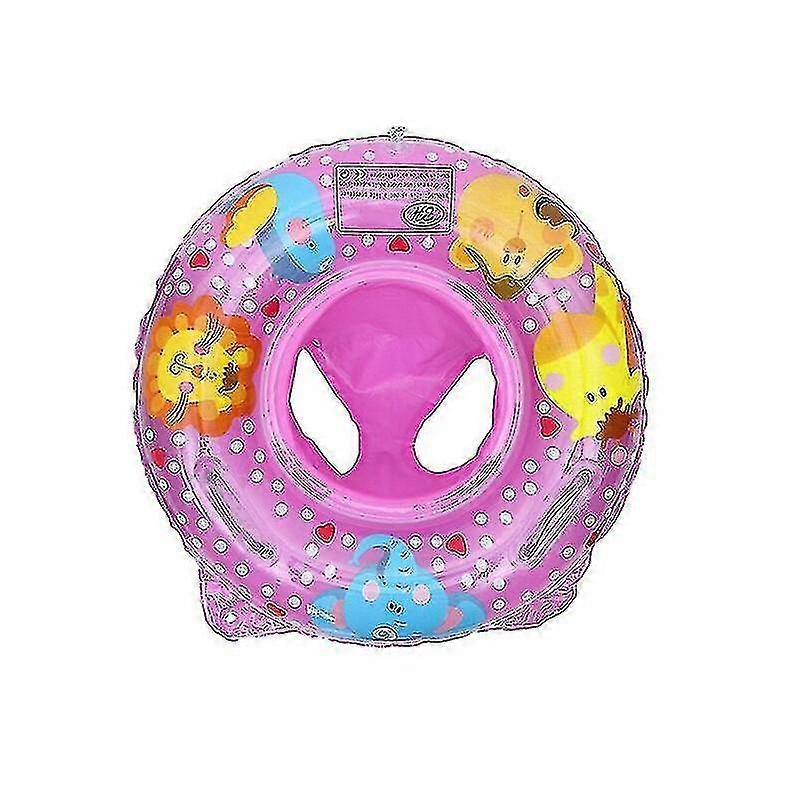 ダブルハンドル安全ベビーフロートスイムリングインフレータブル幼児キッズスイミングプールリング