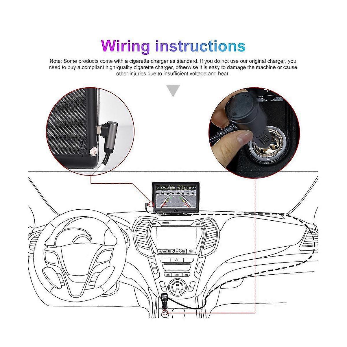 Wireless Carplay Android Auto 7 Inch Screen Radio Front Backup Cameras Bluetooth Wifi Fm Bluetooth
