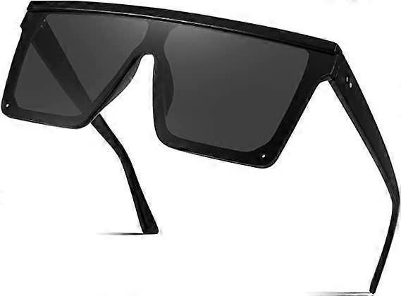 Oversized sluneční brýle Pánské Flat Top Square Trendy Plexor Shades UV400 B2470