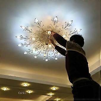 thumbnail image 2 of Modern Black LED Ceiling Light - Flush Mount Pendant For Living Room Or Bedroom 2 of 5