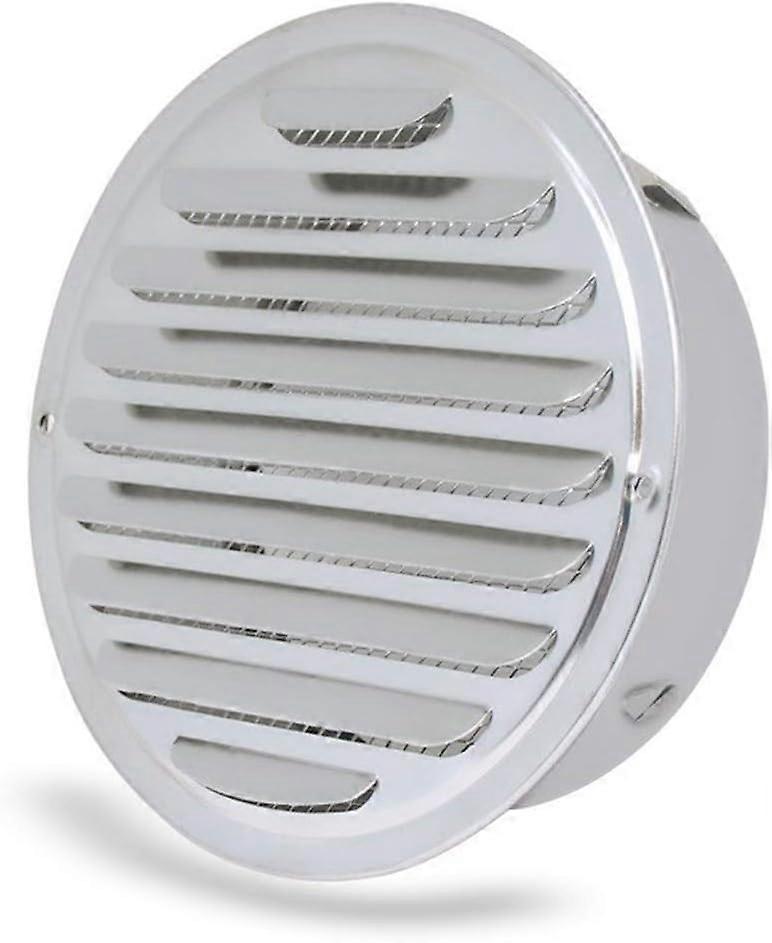 Round Vent Grille - Stainless Steel Vent with Mesh