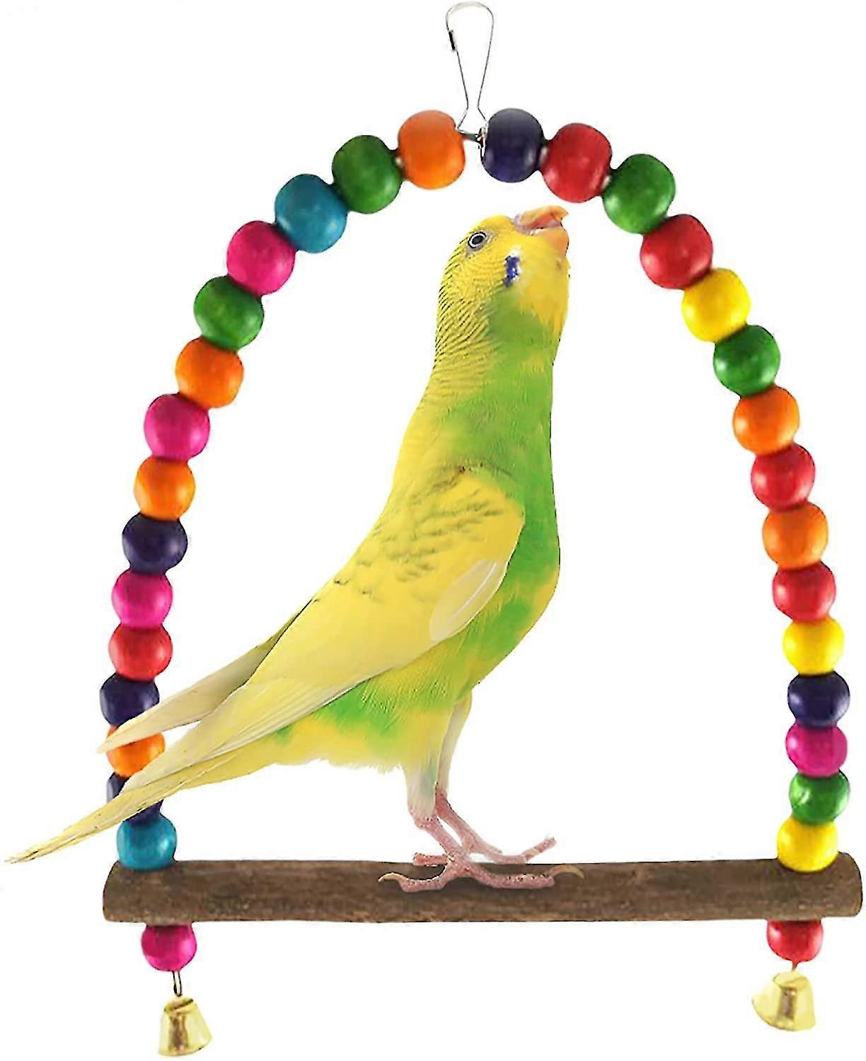 أرجوحة الببغاء, جثم وتد خشبي يستريح، أرجوحة، 6 × 8.5، 1 قطعة لكل عبوة