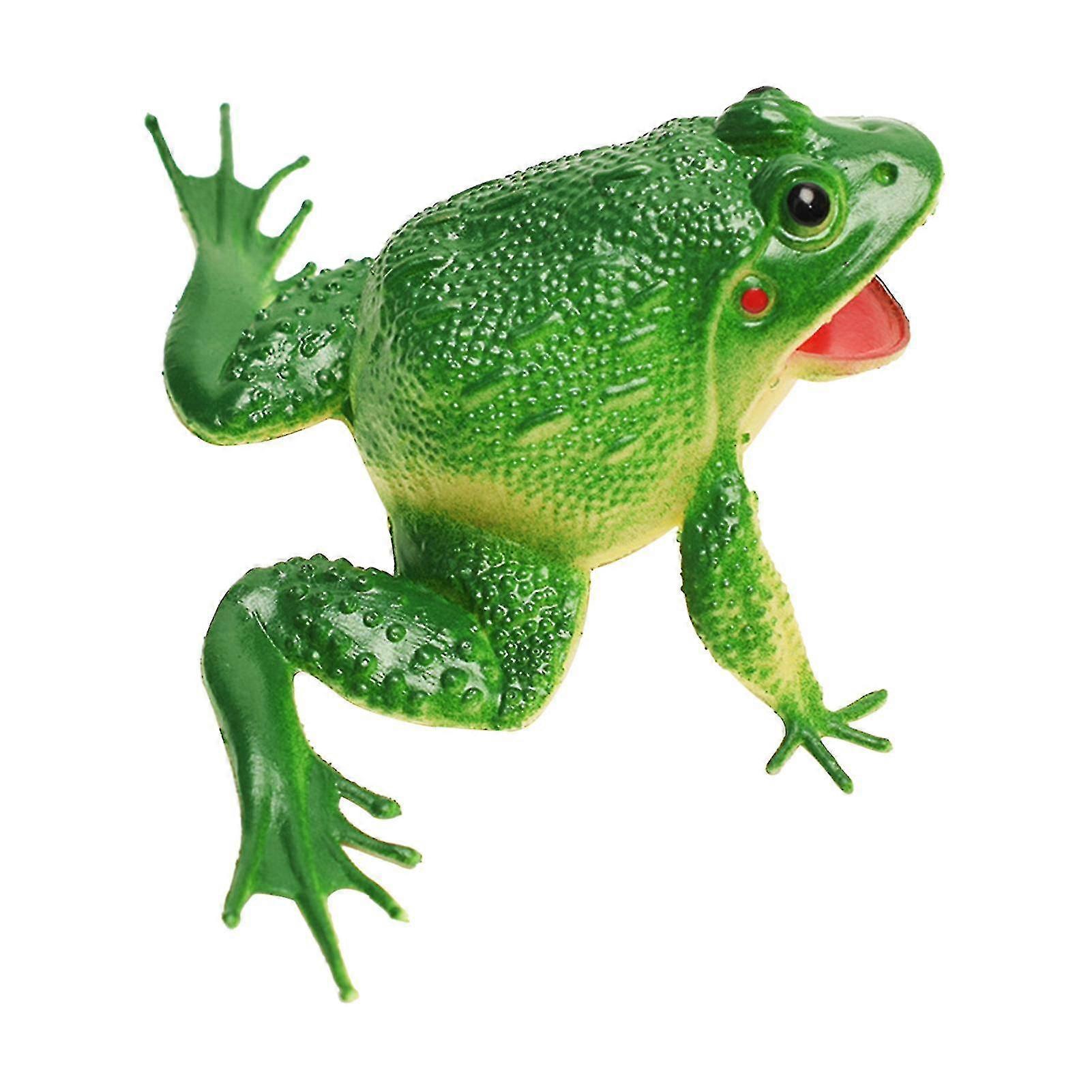 Sounding Frog Toy Clear Texture Puzzle Tricky Props Simulation Sounding Frog Toy For Presentations Excellent