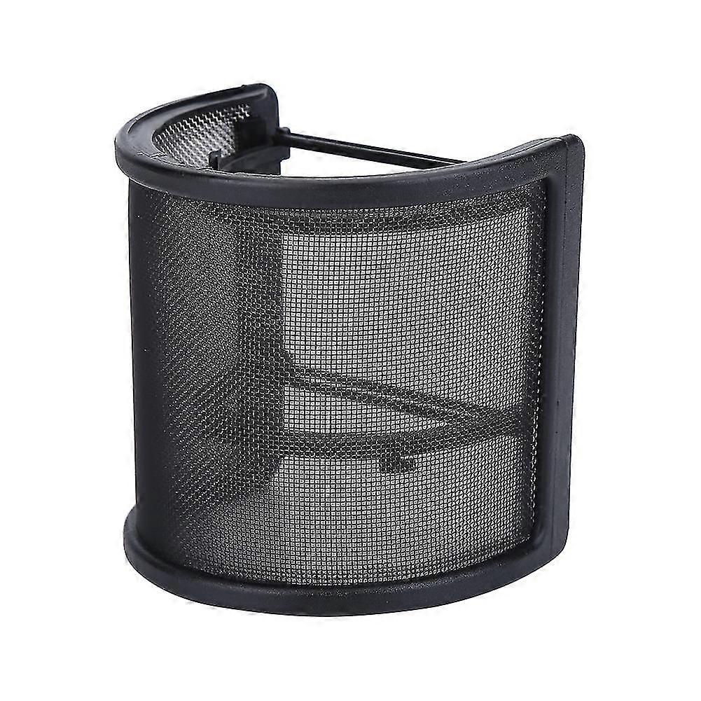Microphone Pop Filter U Shape Windshield Mask Metal Mesh Mic Windscreen For Studio