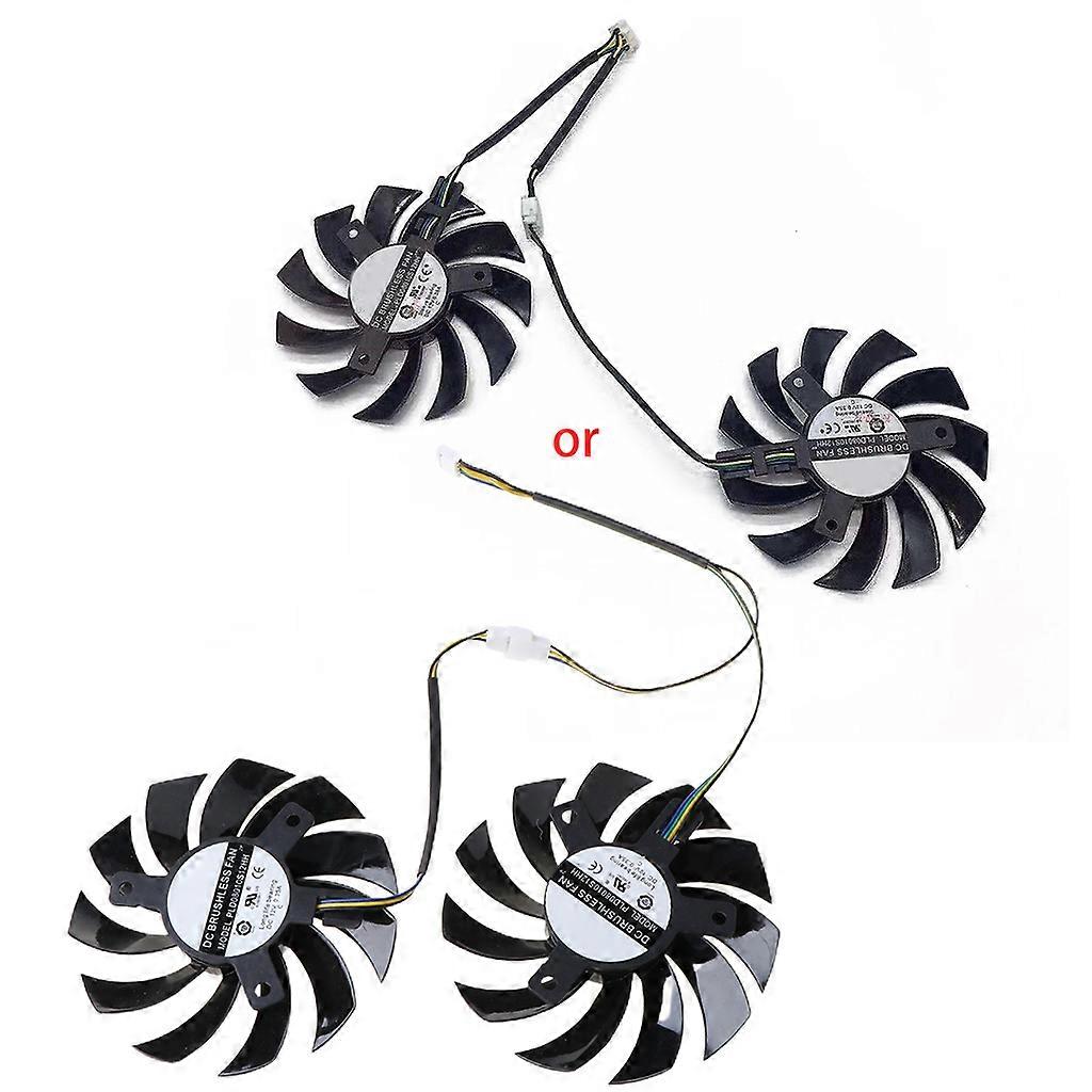PLD08010S12HH 12V 0.35A 75mm 4Pin For MSI R6750 HD6750 DDR5.DX11 HD5750 Graphics
