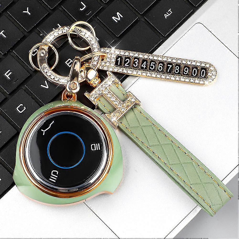 TPU Car Remote Key Case Cover for Neta V U Pro Neta V/U Pro EV Nta V-U Hezhong New Energy Vehicles - Beskytt Shell Bag Tilbehør